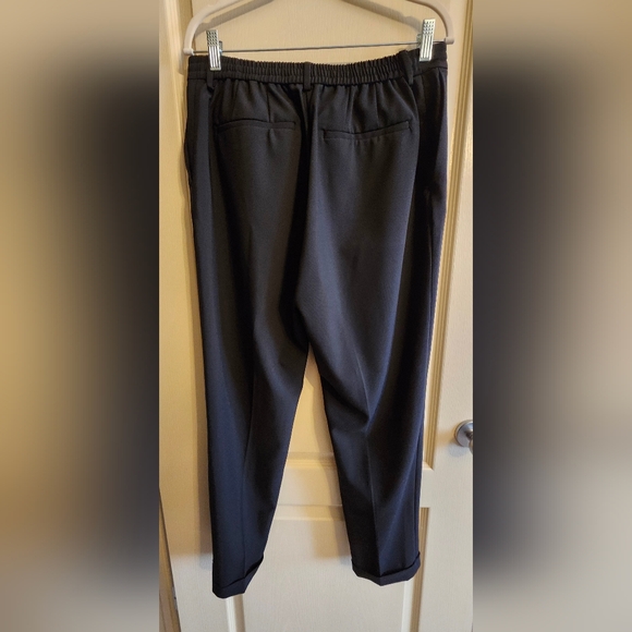 ZARA Black Cuffed Trousers | Pants. Women's Size Medium | 31-32 🖤 - Picture 3 of 8